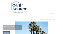 Desktop Screenshot of onesourcepestservices.com