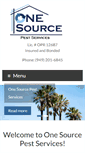 Mobile Screenshot of onesourcepestservices.com