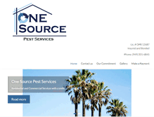 Tablet Screenshot of onesourcepestservices.com